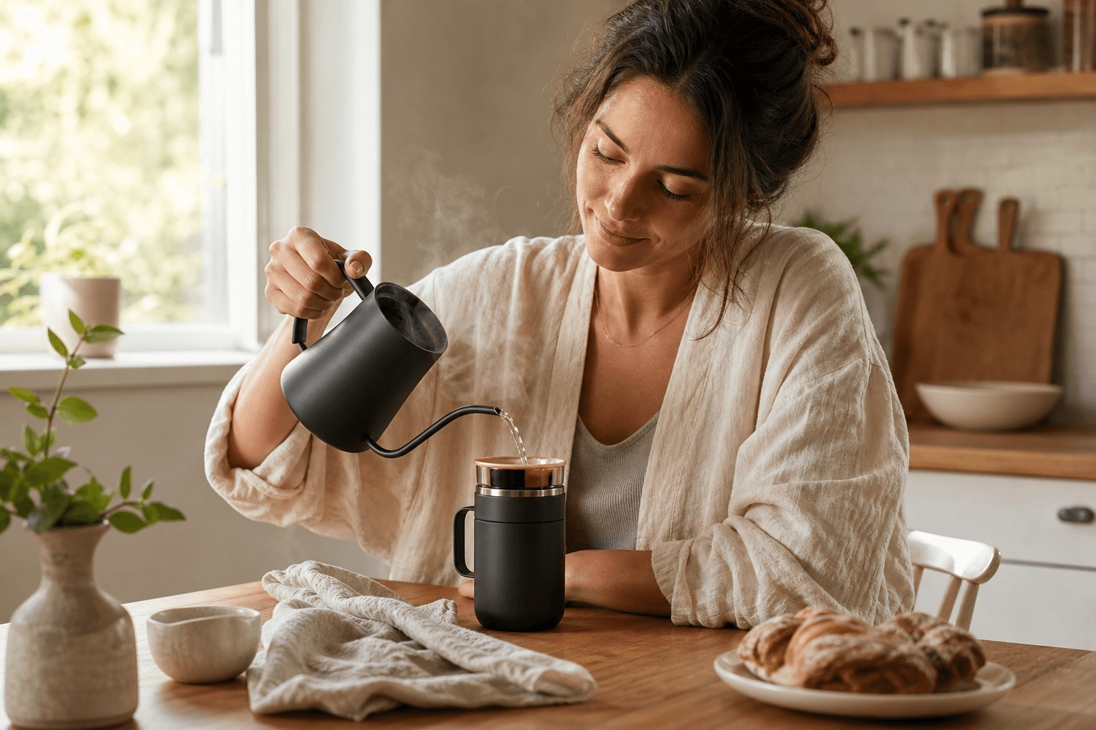 Un pour-over qui voyage avec vous.